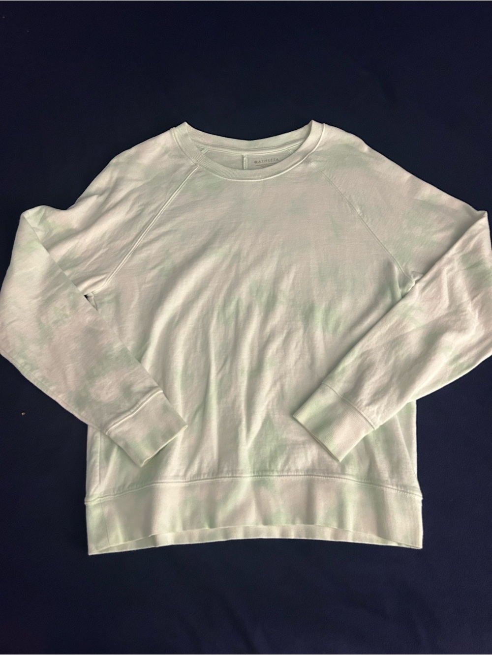 Athleta White Crewneck Top